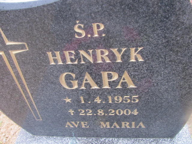 Henryk Gapa 1955 Sławianowo - Grobonet - Wyszukiwarka osób pochowanych