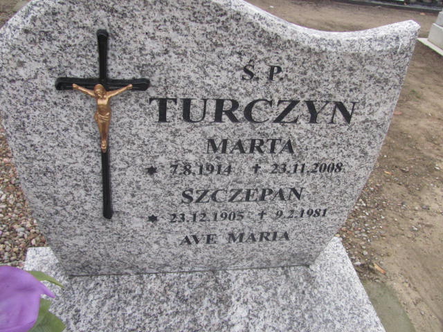 Marta Turczyn 1914 Sławianowo - Grobonet - Wyszukiwarka osób pochowanych