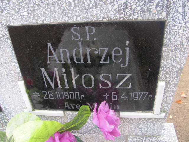 Andrzej Miłosz 1900 Sławianowo - Grobonet - Wyszukiwarka osób pochowanych