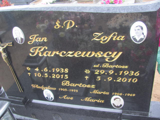 Zofia Karczewska 1936 Sławianowo - Grobonet - Wyszukiwarka osób pochowanych